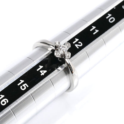 Vendome Aoyama ヴァンドーム青山 K18WG ホワイトゴールド リング・指輪 ダイヤモンド0.12ct 13号 3.3g レディース【中古】【美品】