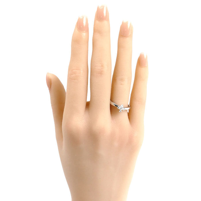 Vendome Aoyama ヴァンドーム青山 K18WG ホワイトゴールド リング・指輪 ダイヤモンド0.12ct 13号 3.3g レディース【中古】【美品】