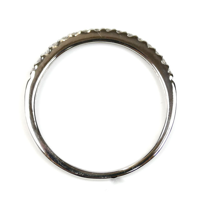 Vendome Aoyama ヴァンドーム青山 K18WG ホワイトゴールド ハーフエタニティ リング・指輪 ダイヤモンド0.15ct 13号 1.4g レディース【中古】【美品】