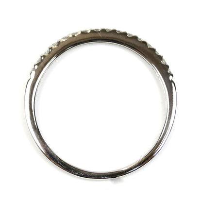 Vendome Aoyama ヴァンドーム青山 K18WG ホワイトゴールド ハーフエタニティ リング・指輪 ダイヤモンド0.15ct 13号 1.4g レディース【中古】【美品】