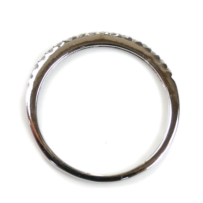 Vendome Aoyama ヴァンドーム青山 K18WG ホワイトゴールド ハーフエタニティ リング・指輪 ダイヤモンド0.15ct 13号 1.4g レディース【中古】【美品】