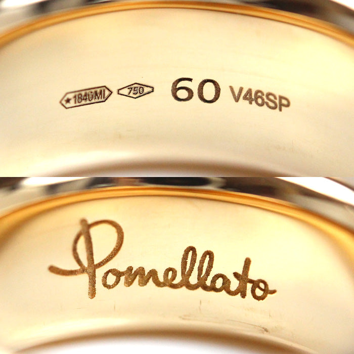 Pomellato ポメラート K18PG ピンクゴールド イコニカ リング・指輪 PA91069O700000000 20号 60 15.1g メンズ【中古】【美品】