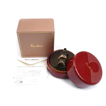 Pomellato ポメラート K18PG ピンクゴールド イコニカ リング・指輪 PA91069O700000000 20号 60 15.1g メンズ【中古】【美品】