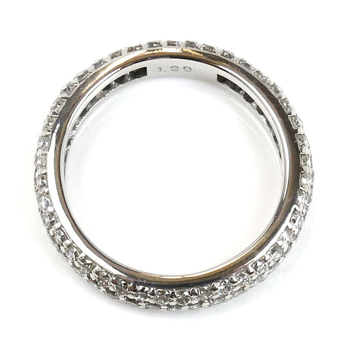 Ponte Vecchio ポンテヴェキオ K18WG ホワイトゴールド リング・指輪 ダイヤモンド1.29ct 8号 3.5g レディース【中古】【美品】