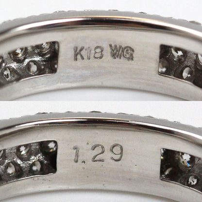 Ponte Vecchio ポンテヴェキオ K18WG ホワイトゴールド リング・指輪 ダイヤモンド1.29ct 8号 3.5g レディース【中古】【美品】