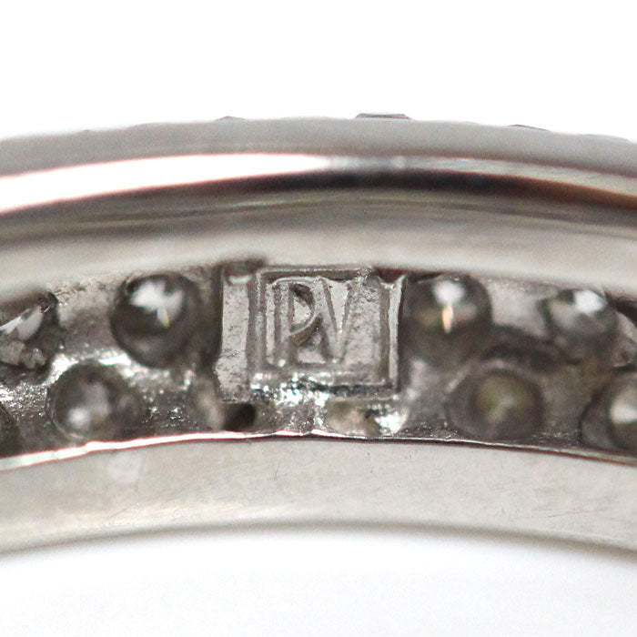 Ponte Vecchio ポンテヴェキオ K18WG ホワイトゴールド リング・指輪 ダイヤモンド1.29ct 8号 3.5g レディース【中古】【美品】