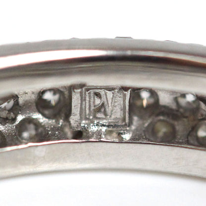 Ponte Vecchio ポンテヴェキオ K18WG ホワイトゴールド リング・指輪 ダイヤモンド1.29ct 8号 3.5g レディース【中古】【美品】