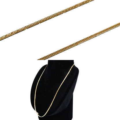 K18YG イエローゴールド ネックレス 喜平6面Wカット 10.2g 50cm ユニセックス【中古】