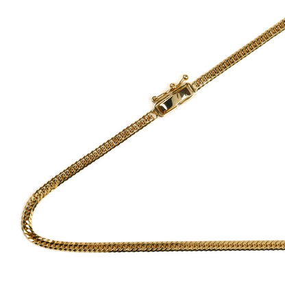 K18YG イエローゴールド ネックレス 喜平6面Wカット 10.3g 50cm ユニセックス【中古】