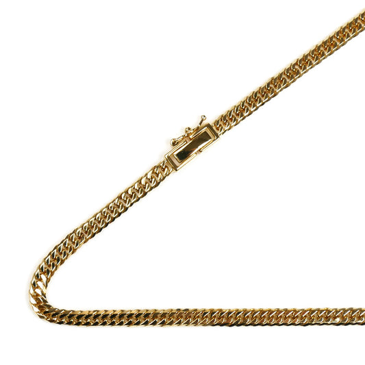 K18YG イエローゴールド ネックレス 喜平6面Wカット 20.3g 50cm ユニセックス【中古】