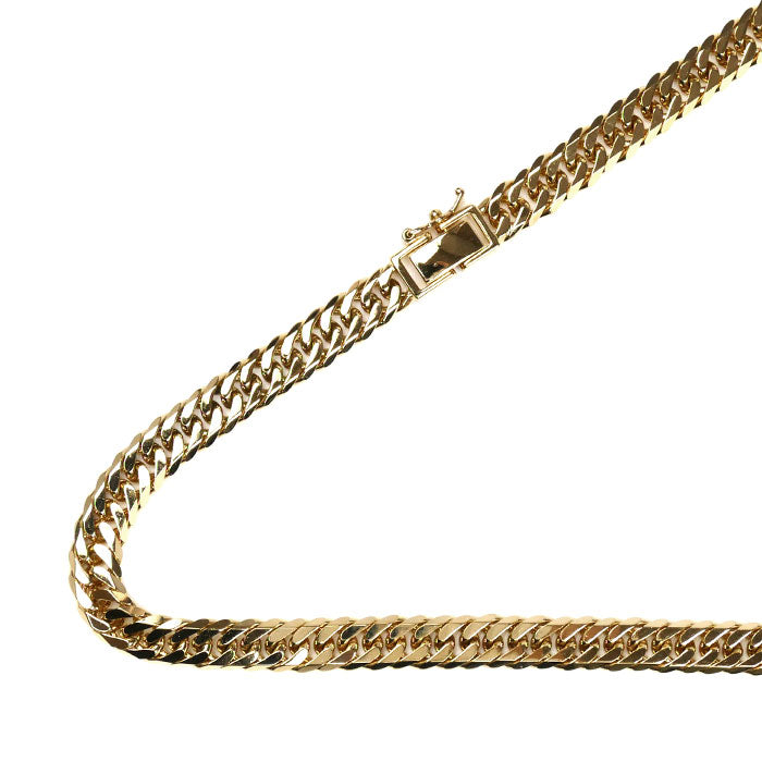 K18YG イエローゴールド ネックレス 喜平6面Wカット 50.3g 50cm メンズ【中古】