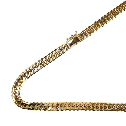 K18YG イエローゴールド ネックレス 喜平6面Wカット 50.3g 50cm メンズ【中古】