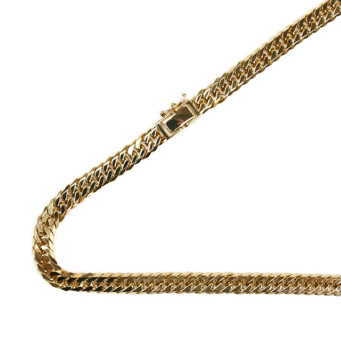 K18YG イエローゴールド ネックレス 喜平6面Wカット 50.9g 50cm ユニセックス【中古】