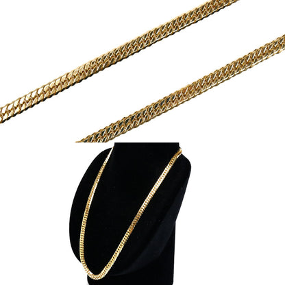 K18YG イエローゴールド ネックレス 喜平6面Wカット 50.9g 50cm ユニセックス【中古】