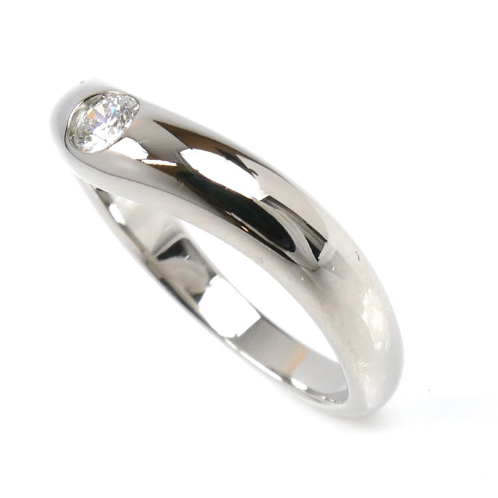 BVLGARI ブルガリ Pt950プラチナ フェディ リング・指輪 ダイヤモンド 8号 5.4g レディース【中古】【美品】