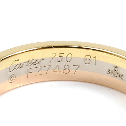 CARTIER カルティエ K18YG/WG/PG ヴァンドーム スリーカラー リング・指輪 B4052161 20.5号 61 7.4g メンズ【中古】【美品】