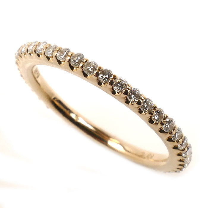 Ponte Vecchio ポンテヴェキオ K18PG ピンクゴールド フルエタニティ ダイヤ リング・指輪 GL0009R010WDPG ダイヤモンド0.29ct 5号 1.6g レディース【中古】