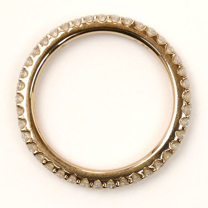 Ponte Vecchio ポンテヴェキオ K18PG ピンクゴールド フルエタニティ ダイヤ リング・指輪 GL0009R010WDPG ダイヤモンド0.29ct 5号 1.6g レディース【中古】