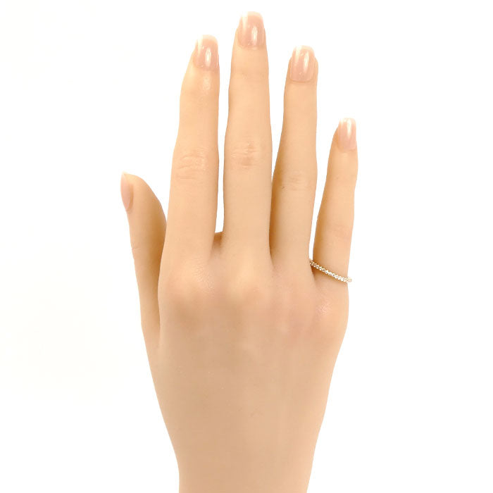 Ponte Vecchio ポンテヴェキオ K18PG ピンクゴールド フルエタニティ ダイヤ リング・指輪 GL0009R010WDPG ダイヤモンド0.29ct 5号 1.6g レディース【中古】