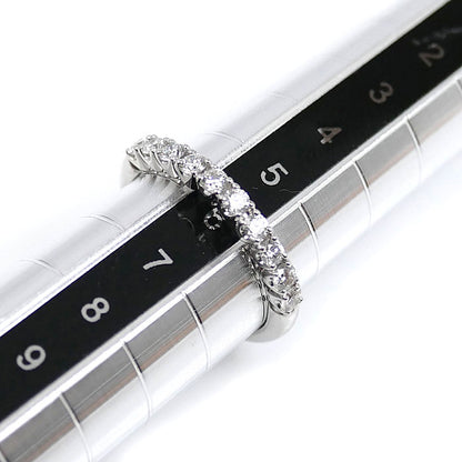 Ponte Vecchio ポンテヴェキオ K18WG ホワイトゴールド ハーフエタニティ リング・指輪 ダイヤモンド0.32ct 6号 2.3g レディース【中古】【美品】