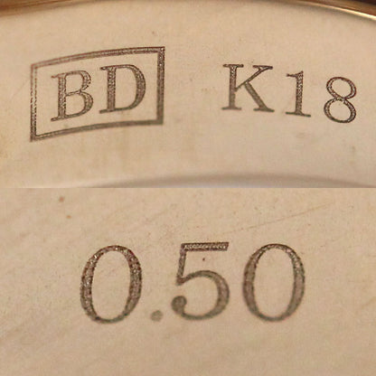 KASHIKEY カシケイ K18WG ホワイトゴールド K18PG ピンクゴールド メランジェ ダイヤ リング・指輪 BME003 ダイヤモンド0.50ct 10号 5.7g レディース【中古】