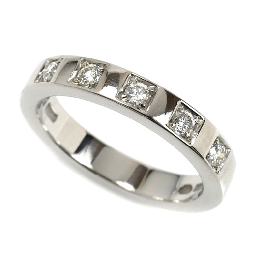 BVLGARI ブルガリ Pt950プラチナ マリーミー 5P ダイヤ リング・指輪 336846 ダイヤモンド 7号 5.6g レディース【中古】【美品】