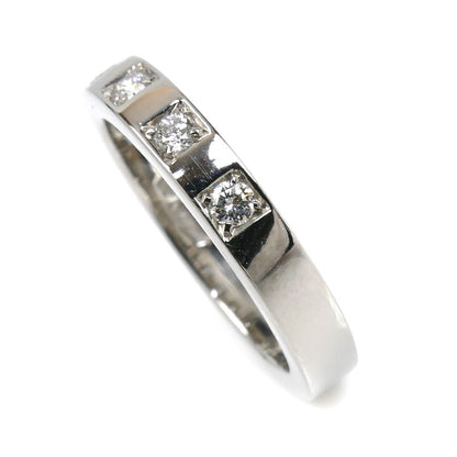 BVLGARI ブルガリ Pt950プラチナ マリーミー 5P ダイヤ リング・指輪 336846 ダイヤモンド 7号 5.6g レディース【中古】【美品】