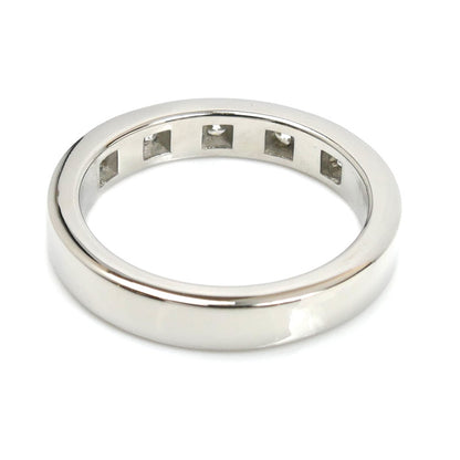 BVLGARI ブルガリ Pt950プラチナ マリーミー 5P ダイヤ リング・指輪 336846 ダイヤモンド 7号 5.6g レディース【中古】【美品】