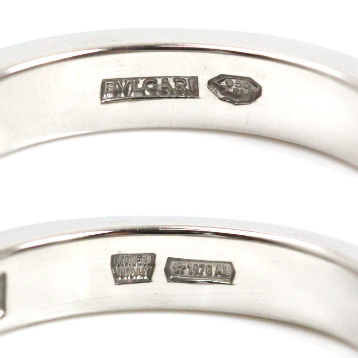 BVLGARI ブルガリ Pt950プラチナ マリーミー 5P ダイヤ リング・指輪 336846 ダイヤモンド 7号 5.6g レディース【中古】【美品】