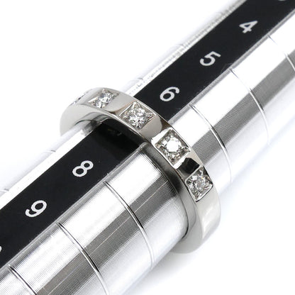 BVLGARI ブルガリ Pt950プラチナ マリーミー 5P ダイヤ リング・指輪 336846 ダイヤモンド 7号 5.6g レディース【中古】【美品】