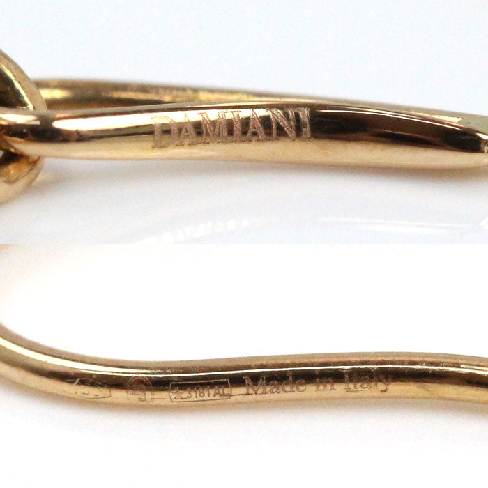 Damiani ダミアーニ K18PG ピンクゴールド ダイヤ ダミアニッシマ ピアス ダイヤモンド 6.0g レディース【中古】