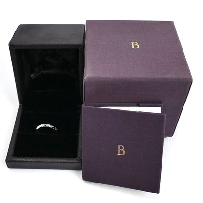 Boucheron ブシュロン Pt950プラチナ ファセット ミディアム リング・指輪 JAL00014 15.5号 56 5.0g メンズ【中古】【美品】