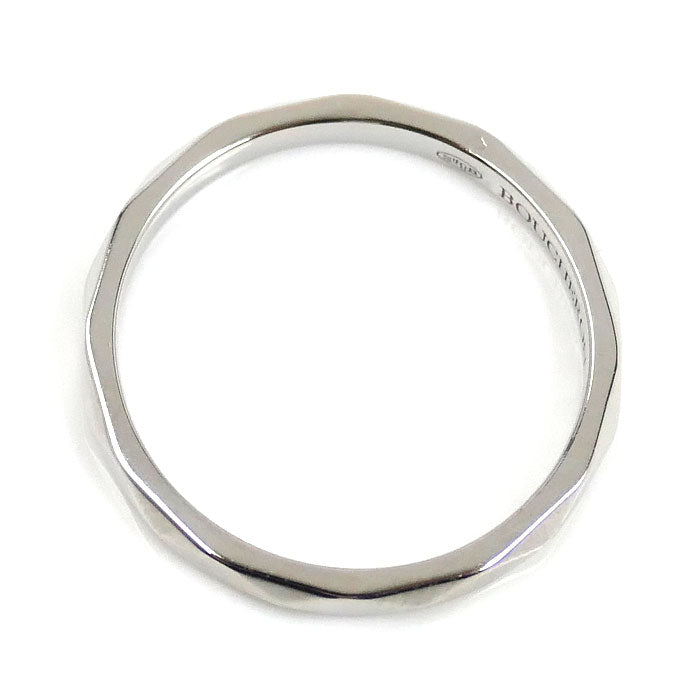 Boucheron ブシュロン Pt950プラチナ ファセット スモール リング・指輪 JAL00205 7号 47 2.3g レディース【中古】【美品】