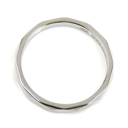 Boucheron ブシュロン Pt950プラチナ ファセット スモール リング・指輪 JAL00205 7号 47 2.3g レディース【中古】【美品】