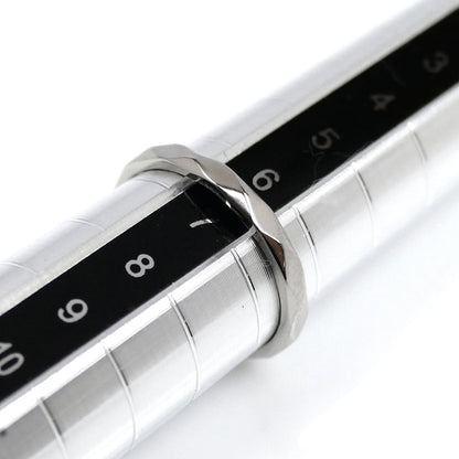 Boucheron ブシュロン Pt950プラチナ ファセット スモール リング・指輪 JAL00205 7号 47 2.3g レディース【中古】【美品】