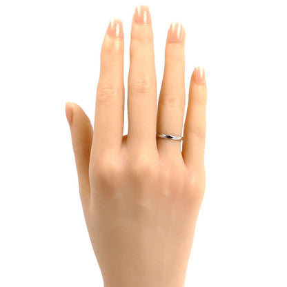 Boucheron ブシュロン Pt950プラチナ ファセット スモール リング・指輪 JAL00205 7号 47 2.3g レディース【中古】【美品】