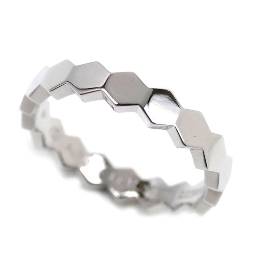 Chaumet ショーメ K18WG ホワイトゴールド ビーマイラブ ハニカム ダイヤ リング・指輪 083358-055 ダイヤモンド 15号 55 4.4g ユニセックス【中古】【美品】