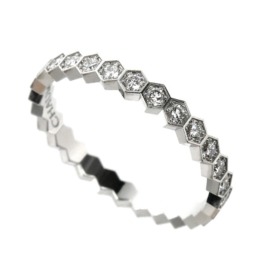 Chaumet ショーメ K18WG ホワイトゴールド ビーマイラブ ダイヤ リング・指輪 081891 ダイヤモンド 10.5号 51 1.7g レディース【中古】