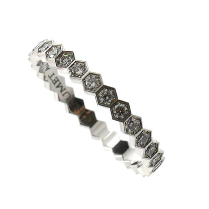 Chaumet ショーメ K18WG ホワイトゴールド ビーマイラブ ダイヤ リング・指輪 081891 ダイヤモンド 10.5号 51 1.7g レディース【中古】