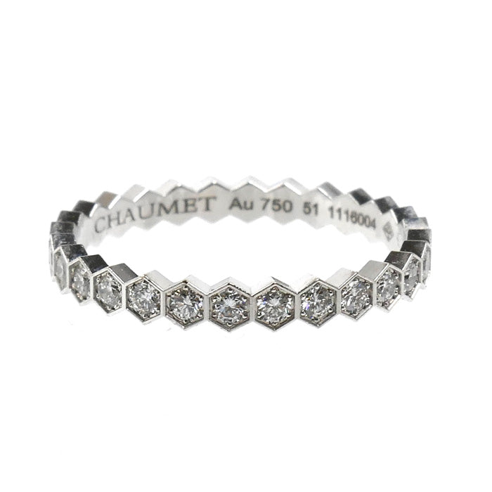 Chaumet ショーメ K18WG ホワイトゴールド ビーマイラブ ダイヤ リング・指輪 081891 ダイヤモンド 10.5号 51 1.7g レディース【中古】