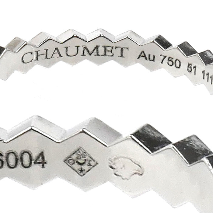 Chaumet ショーメ K18WG ホワイトゴールド ビーマイラブ ダイヤ リング・指輪 081891 ダイヤモンド 10.5号 51 1.7g レディース【中古】