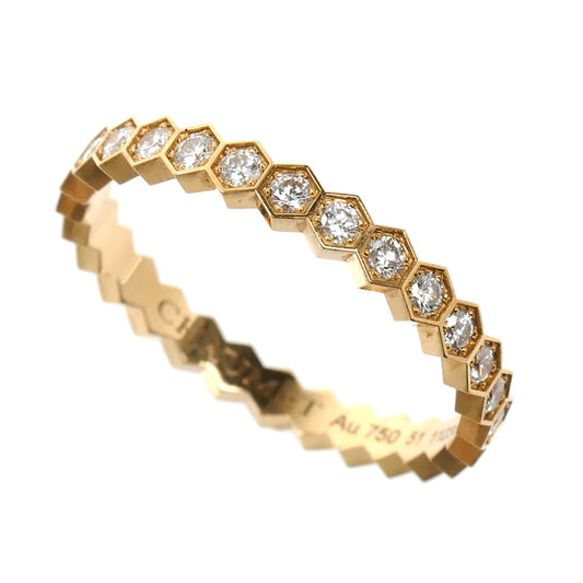 Chaumet ショーメ K18PG ピンクゴールド ビーマイラブ ダイヤ リング・指輪 081935 ダイヤモンド 10.5号 51 1.6g レディース【中古】