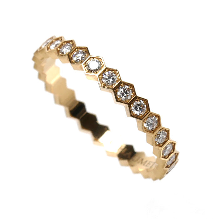 Chaumet ショーメ K18PG ピンクゴールド ビーマイラブ ダイヤ リング・指輪 081935 ダイヤモンド 10.5号 51 1.6g レディース【中古】
