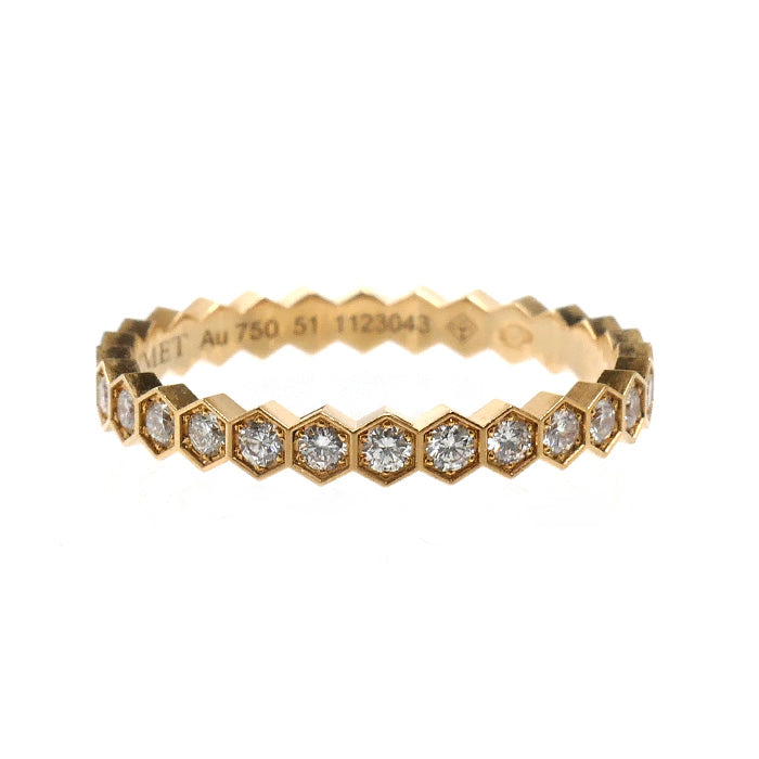 Chaumet ショーメ K18PG ピンクゴールド ビーマイラブ ダイヤ リング・指輪 081935 ダイヤモンド 10.5号 51 1.6g レディース【中古】