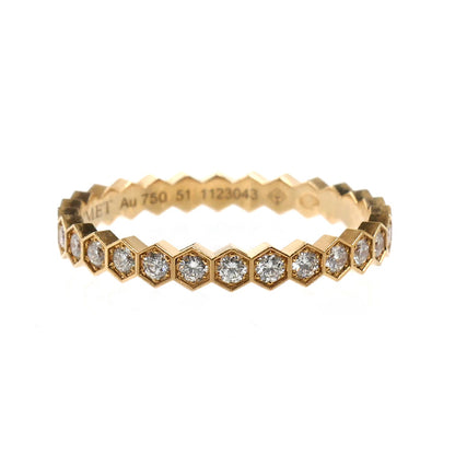 Chaumet ショーメ K18PG ピンクゴールド ビーマイラブ ダイヤ リング・指輪 081935 ダイヤモンド 10.5号 51 1.6g レディース【中古】
