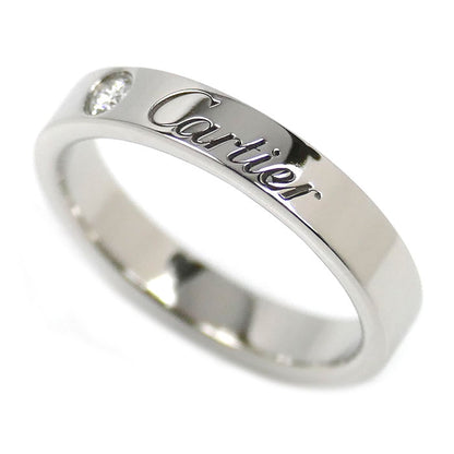 CARTIER カルティエ Pt950プラチナ Cドゥ カルティエ 1Pダイヤ リング・指輪 B4051345 ダイヤモンド 5号 45 4.2g レディース【中古】【美品】