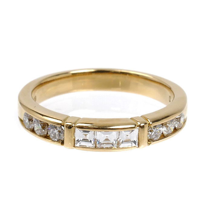 MIKIMOTO ミキモト K18YG イエローゴールド リング・指輪 ダイヤモンド0.47ct 12号 4.2g レディース【中古】