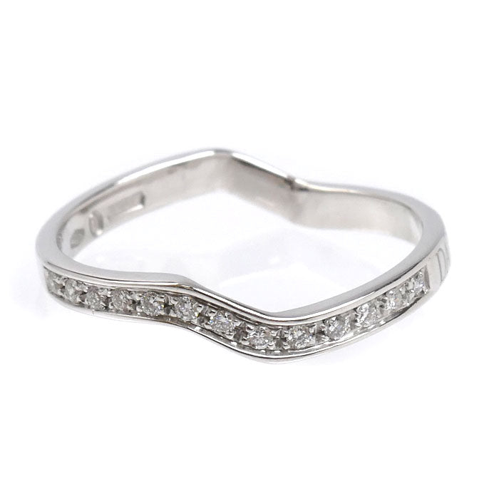 Damiani ダミアーニ K18WG ホワイトゴールド リング・指輪 ダイヤモンド 12号 1.9g レディース【中古】【美品】