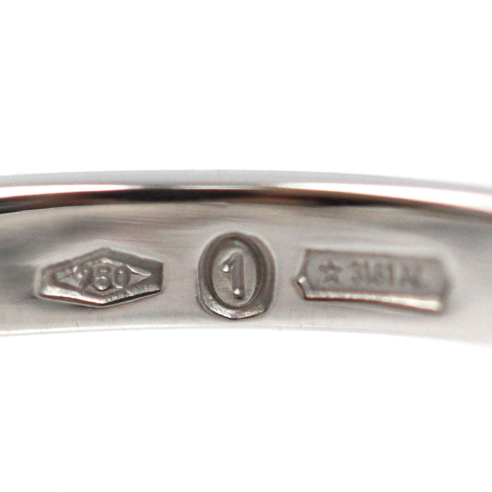 Damiani ダミアーニ K18WG ホワイトゴールド リング・指輪 ダイヤモンド 12号 1.9g レディース【中古】【美品】