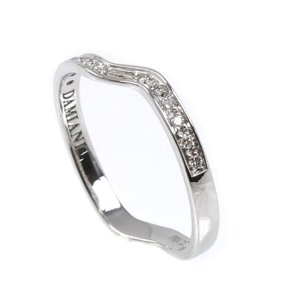 Damiani ダミアーニ K18WG ホワイトゴールド リング・指輪 ダイヤモンド 12号 1.7g レディース【中古】【美品】
